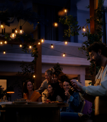 Mysig utomhusbelysning