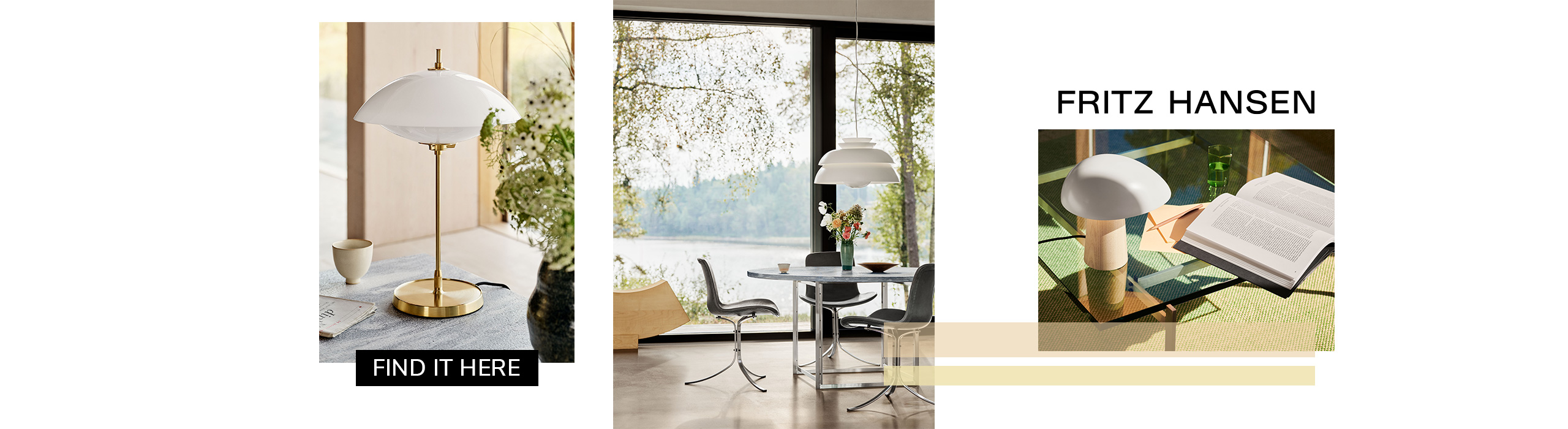 WHite table lamp  place ond table in interior
