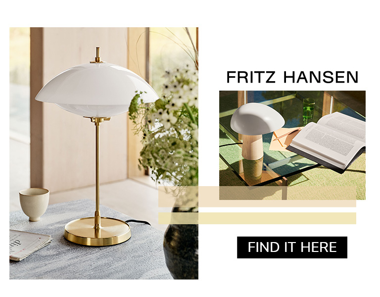 WHite table lamp  place ond table in interior